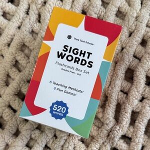 Think Tank Scholar Sight Words Flashcards Box Set